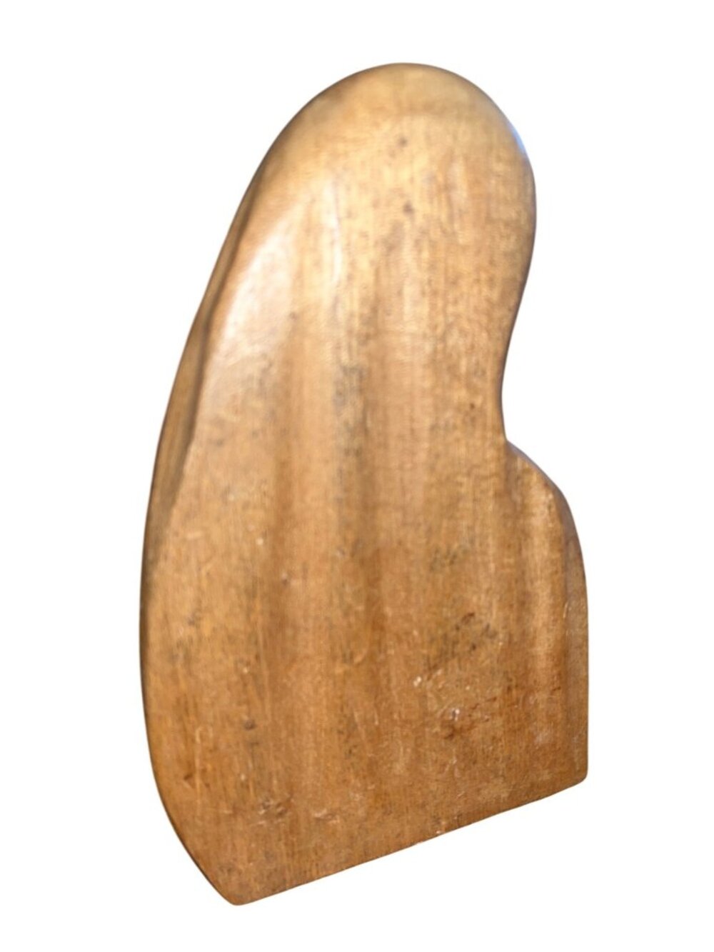 Hand Carved Wooden Mother Mary & Baby Jesus Sculpture By Artist M. Cesar - Picture 4 of 5